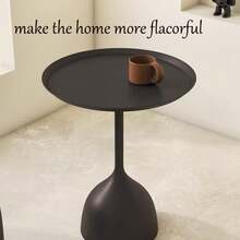 Vintage Iron Art Side Table, Sofa End Table, Small Coffee Table For Living Room, Bedside Storage