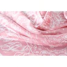 WENLOOY Square Satin Silk Feeling Hair Scarf Headscarf For Women/Men's Necktie Silk Bandanas Pocket Squarehalloween - Fj02-15 Hồng - Xem 2