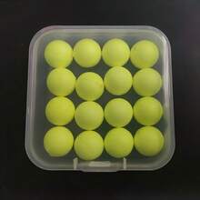 16 个/盒 12 毫米钓鱼浮球，高可见度浮力钓鱼球，引人注目的钓鱼配件