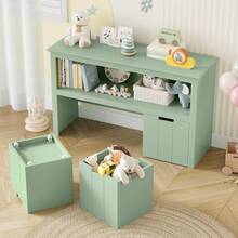 Bookcases, Cabinets & Shelves - Green - View 3
