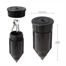 1pc Realistic Key Hider Sprinkler, Outdoor Garden Yard Lawn Waterproof Key Safe Box, Easy To Insert Into Ground