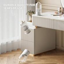 1 hộp đựng đồ trang điểm xoay kiểu lồng chim sang trọng, hộp đựng mỹ phẩm trong suốt - Nhiều màu - Xem 10