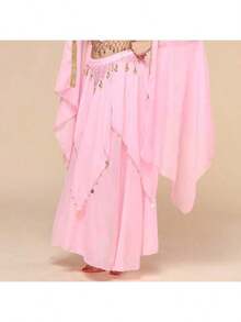 إكسسوارات رقص البطن، سلسلة خصر التنورة، أداء الرقص، أداء الجمباز، 1 قطعة إكسسوار رقص، إكسسوارات الرقص، سلسلة خصر رقص البطن، حزام خصر الرقص، وشاح لف الخصر، وشاح خصر للتمرين، سلسلة خصر معدنية، وشاح ورقصة الورك، زي رقص لجميع المواسم