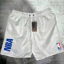 Short Bermuda Mauricinho Tectel Esporte Corrida Academia Envio Imediato - BASQUETE NB - BRANCO NB.A - Visão 1