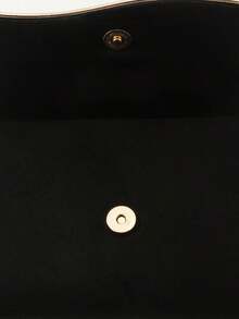 Large Capacity Elegant Velvet Clutch Evening Bag Metal Edge Decor Hand Bag With Chain For Prom, Banquet, Party, Party, Best Gift For Your Lover Ones