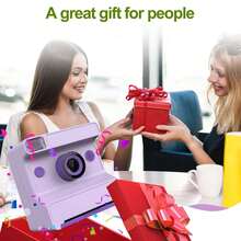 [Instant Print Camera]Social Gift: All-In-One Instant Camera & Portable Photo Printer For Adults - Capture & Print 1080P HD Photos/Videos In Seconds With Fun Filters, Perfect For Travel, Christmas, Birthdays - Ready-To-Gift For Him, Her, Couples & Friends (1300mAh Rechargeable)
