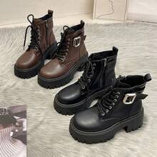 Women Ankle Boots & Booties - Brown - View 4