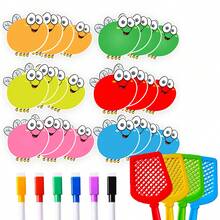 Erasable Fly Swatter Cards, Blank Cards, Kindergarten Clapping Games, Montessori Education, DIY Learning Cards, Educational Supplies,Back To School - Multicolor - View 1