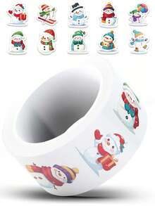 500/2500 Stücke Weihnachtsmann Aufkleber für Kinder Laptops, Wasserflaschen, Handys, Geschenkboxen, Umschläge, Siegeletiketten, Weihnachtsdekoration, Geschenke, Spielzeug