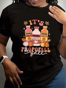 It's Propofall Y'all Thanksgiving Shirt, Thankful ER Nurse Tee, ICU Nurse Thanksgiving Tshirt, Nurse Fall Vibes Tee, RN Nurse Thankful Gift,220g