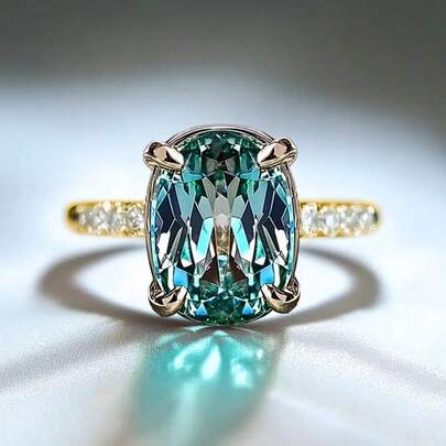 1 pieza Anillo personalizado elegante para mujer, de lujo plateado en plata con circonita sintética brillante, diseño de cruz perfecto para uso diario y como regalo, mejor regalo para familiares y amigos