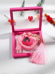 99pcs Faux Pearl Prayer Beads Rosary Counter With Rhinestone Decor 2pcs Transparent Jewelry Box, For Counting In Sports, Prayer, Golf, Great Gift For Holidays - Multicolor - View 4