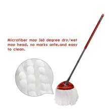 3 Pack Spin Mop Refill - Replacement Head Compatible With O Cedar, Microfiber Spin Mop Refills,Clean The Floor. Easy Floor Cleaning Mop Head Replacement - White - View 7
