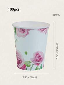 10/50/100 chiếc, cốc giấy 9 oz, chủ đề hoa, cốc dùng một lần trong phòng tắm, cốc đựng nước súc miệng, cốc giấy, cốc uống nước dùng một lần, tiệc tùng, cốc giấy gia dụng và văn phòng, dành cho khách, bạn bè, cốc cà phê dùng một lần, cốc đựng nước, cốc đựng nước ép, cốc đựng kẹo và đồ ăn nhẹ, quà tặng cô dâu, quà tặng, phù hợp cho nhiều lễ hội khác nhau, trang trí tiệc, đồ dùng cho bữa tối gia đình, đồ dùng cho tiệc Giáng sinh - Nhiều màu - Xem 9