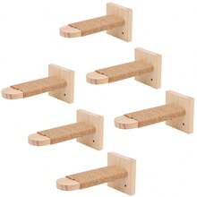 Wooden Cat Wall Steps, Cat Ladder With Jute Rope, Cat Wall Shelves For Cats To Play, Climb, Space Saving - Brown - View 11