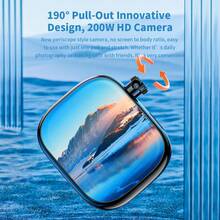 LOKMAT XH018 Smartwatch Features A 2.04-Inch AMOLED Screen, 2G/3G/4G/5G SIM Card Support, A 180° Pull-Out Dial, An HD Camera, Wi-Fi Internet Access, Third-Party App Downloads, Call And Message Notifications, Heart Rate, Blood Oxygen, And Health Monitoring, And Is An Android Watch - XH018 - View 6