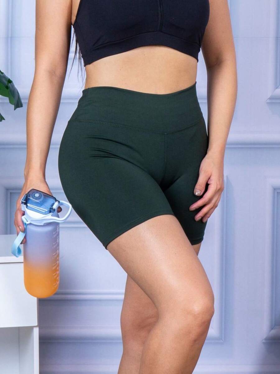 Women Sports Shorts - xanh quân đội - Xem 1