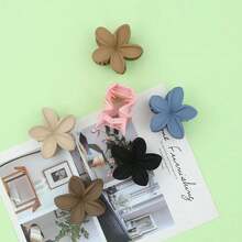 6 Piezas Pinzas para el Cabello para Mujer,Pinzas de Pelo de Flores y Mariposa,Multicolor Clips de Garra y Antideslizante para el Cabello (Color A) - ColorC - Ver 12
