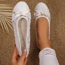 Zapatos planos tipo Mary Jane para mujer 2025, mocasines de estilo hada con una correa de malla, punta redonda, versátiles y transpirables