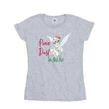 Disney Damska bawełniana koszulka z motywem Dzwoneczka Pixie Dust (Sport Grey) - Szary - Zobacz 2