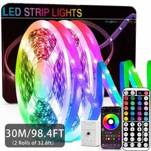 HBOWMDJIA 16ft-100ft LED Strip Lights With 44Key Remote And APP Control, Flexible Use,  Music Sync, Timing, Adjustable Color Flashing Speed, 6 DIY Modes, Very Easy To Install, LED Lights For Bedroom, Room, Ceiling, Halloween Party Atmosphere, Game Atmosphere Light, Christmas Gifts - ánh sáng đa sắc - Xem 12