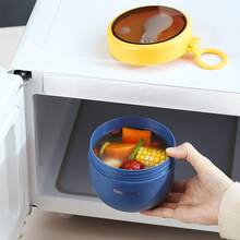 1 set Boîte à bento et boîte à lunch thermique, pot thermique, tasse à soupe portable, tasse à avoine, tasse à lait, tasse à petit-déjeuner, tasse à salade, convient pour l'école, le pique-nique, parfait pour la soupe, l'avoine, le lait de soja, la maison, les voyages et l'extérieur, idéal pour le camping et les fêtes