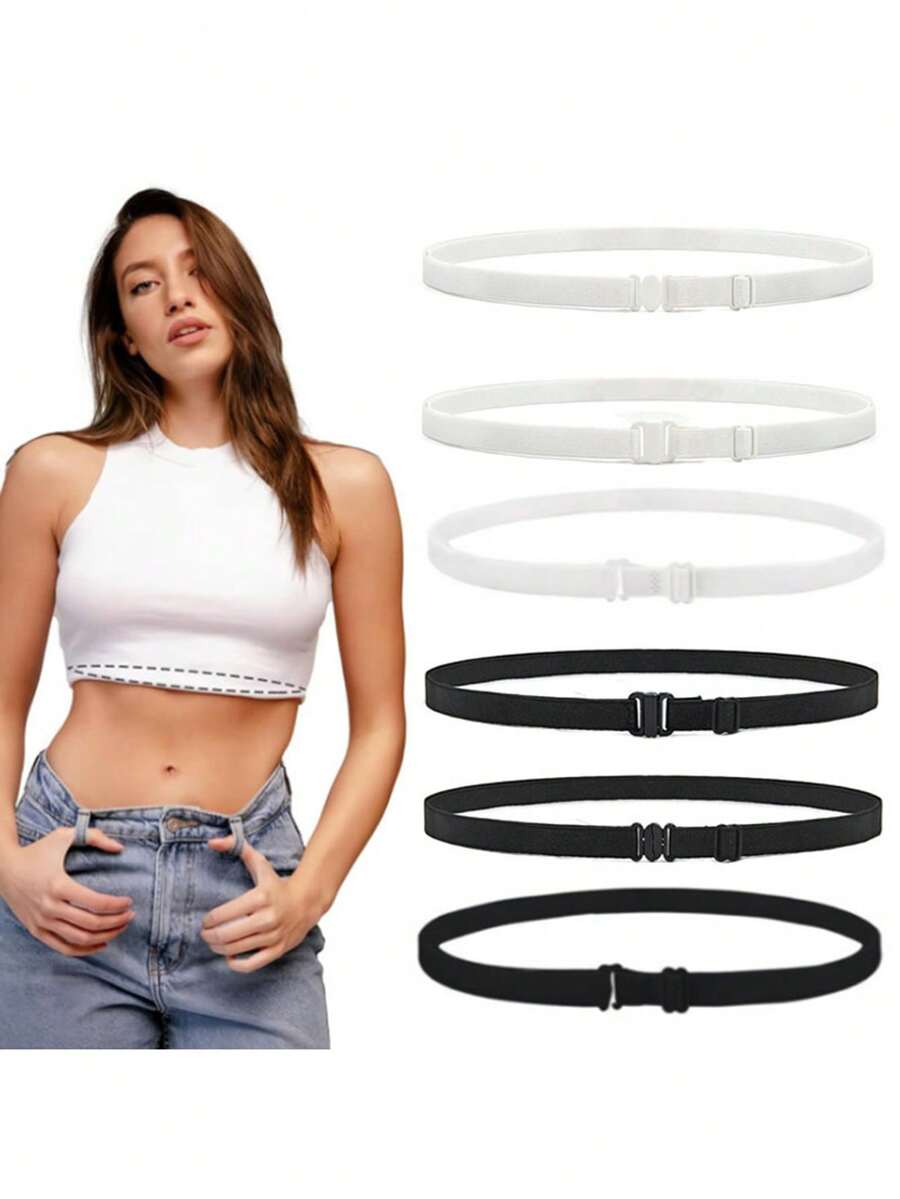 Crop Tuck Adjustable Band, Crop Tuck Tool For Sweater And Shirt, Belly Leaking Crop Tuck Band, The Elastic Band To Change The Style Of Your Tops - A - View 1