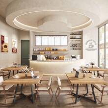 Tribesigns Square Dining Table For 2, 31.5" Industrial Dinner Table With Metal Base, Kitchen Table For Dining Room, Small Space, Apartment, Light Brown - Nâu nhạt - Xem 3