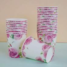 10/50/100 chiếc, cốc giấy 9 oz, chủ đề hoa, cốc dùng một lần trong phòng tắm, cốc đựng nước súc miệng, cốc giấy, cốc uống nước dùng một lần, tiệc tùng, cốc giấy gia dụng và văn phòng, dành cho khách, bạn bè, cốc cà phê dùng một lần, cốc đựng nước, cốc đựng nước ép, cốc đựng kẹo và đồ ăn nhẹ, quà tặng cô dâu, quà tặng, phù hợp cho nhiều lễ hội khác nhau, trang trí tiệc, đồ dùng cho bữa tối gia đình, đồ dùng cho tiệc Giáng sinh - Nhiều màu - Xem 8