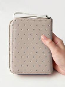 BATSIOE Luxury Rhombus Sequin Women's Wallet Exquisite Metal Buckle Design Large Capacity Card Holder Fashion Coin Purse For Women Wallet Mini Wallet Purse Wallet Small Wallet Cute Wallet Wristlet Wallet