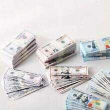 20PCS 3*1.2cm Mini $50 Props,100PCS 11.6*4.8cm Small Size 100 Dollar Prop Paper,100PCS Regular Size 1$,2$,5$ Simulated Dollar Prop Paper, Prank Props, Magic Movie Prop Paper, Collectible Commemorative Display Prop Paper, Birthday Holiday Gifts, Halloween, Christmas Dollar Prop Gifts, Dollar Prop Decoration,