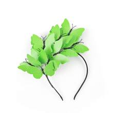 قبعة فاسيناتور بشكل فراشة، تاج فراشة ملكية، إكسسوار رأس لحفلة الشاي أو حفلة هالوين، قبعة صغيرة، أغراض زفاف، إكسسوارات شعر