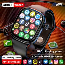 LOKMAT XH018 Smartwatch Features A 2.04-Inch AMOLED Screen, 2G/3G/4G/5G SIM Card Support, A 180° Pull-Out Dial, An HD Camera, Wi-Fi Internet Access, Third-Party App Downloads, Call And Message Notifications, Heart Rate, Blood Oxygen, And Health Monitoring, And Is An Android Watch - XH018 - View 14