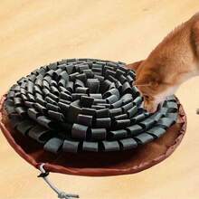 Mata do węszenia dla psa – regulowana interaktywna zabawka-łamigłówka dla dużych i małych psów, spowalniacz jedzenia, stymuluje umysł i łagodzi stres, zachęca do naturalnego żerowania, nadaje się do użytku wewnątrz i na zewnątrz