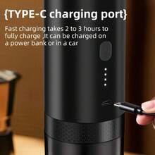Portable Coffee Maker, Suitable For Coffee Powder And Capsules, With Heating Function, Supports USB-C Charging, Essential For Travel, Outdoor, Office And Car, Also An Ideal Valentine's Day Gift