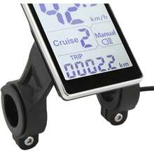 Yunir Pantalla de Panel de Visualización LED para Bicicleta Eléctrica, Medidor de Pantalla Impermeable 24V 36V 48V 60V 5 Pines M5 Ebike para Scooter E Universal, Bicicletas Eléctricas - 1 - Ver 4