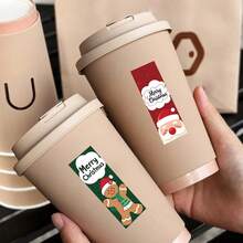 120pcs Christmas Stickers, 1in(Approx. 2.5cm)*2.99in Sticker Roll, Country Christmas Tree, Wreath, Reindeer, Truck Pattern Labels, Seals, Cards, Envelopes, 4 Designs, Suitable For Christmas Stickers, Card Making, Invitations, Gift Wrapping, Crafts, Christmas Party Decorations, Merry Christmas