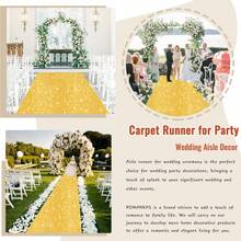 Golden Sequin Aisle Wedding Aisle Outdoor Activities Carpet Runners Runway Carpet Vintage Beach Aisle Racing Birthday Party Dance