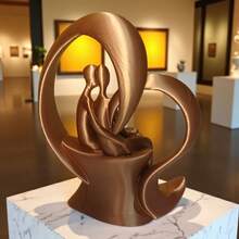 Minimalist Decorative Statue Gift Family Love Union Colors Gift Gifts - 銅金 - 查看 2