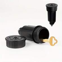 1pc Realistic Key Hider Sprinkler, Outdoor Garden Yard Lawn Waterproof Key Safe Box, Easy To Insert Into Ground