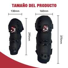 Motorcycle Knee & Shin Protection - 黑色 - 查看 5