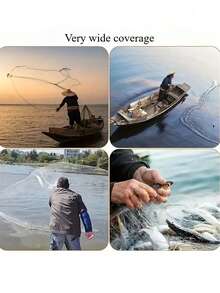 1pc Fishing Net, Single Layer Floating/Sinking Gill Net For Catching Crucian Carp, Bighead Carp, White Bait - Multicolor - View 7