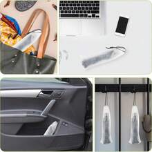 1/10pcs Matte Translucent Plastic Bag, Umbrella Storage Bag, Reusable Portable Umbrella Drawstring Storage Cover, Home Storage Organizer Umbrella Storage Bag, Waterproof Drawstring Bag, For Outdoor Storage, Car Harness Cover, Bag, Umbrella Cover, Umbrella Bag, Semi Transparent Bag