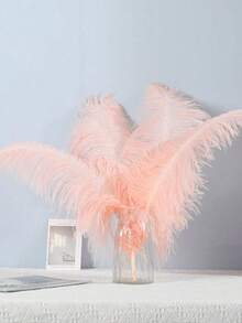 5Pcs/Lot 20-25cm Colorful Artificial Ostrich Feathers For Crafts Wedding Decoration Handicraft Accessories Table Centerpieces Carnival Plumas Decor - Multicolor - View 6