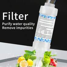 1 pieza Filtro de agua para grifo de cocina blanco, filtro de grifo de cocina doméstico que elimina eficazmente las impurezas para beber directamente de forma fiable