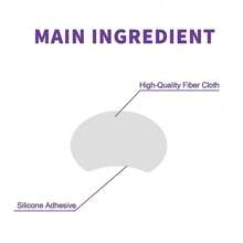 Dụng cụ chỉnh sửa tai – Miếng dán tai, dụng cụ làm đẹp và chăm sóc cá nhân cùng phụ kiện được thiết kế để che tai – Miếng dán cho tai lồi, 2 miếng - Nhiều màu - Xem 2