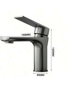 150MM*168MM GUN ASH Home Bathroom / Hotel Toilet Anti-Rust And Corrosion-Resistant, Soft Water Outlet Home Users / Hotel Procurement