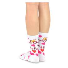 Valentine's Day Socks For Women 3-Pair - Love Cotton Crew Socks - Mother's Day Gift Idea - Women's 9-11 & Men's 10-13 - 如圖689 - 查看 4