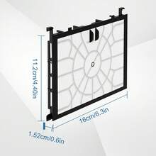 Hepa Filter Motor Protection Filter For Q5.0 Extreme SilencePower VSQ5X1230 Vacuum Cleaner, For Synchropower Filter, Alternative To Hygiene Filter VZ154HFB Vacuum Cleaner