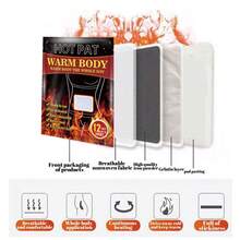 22 piezas/paquete - Calentadores de mano desechables, tamaño grande con adhesivo, adecuados para esquí al aire libre, campamento de invierno en clima frío, almohadillas de calentamiento activadas por aire